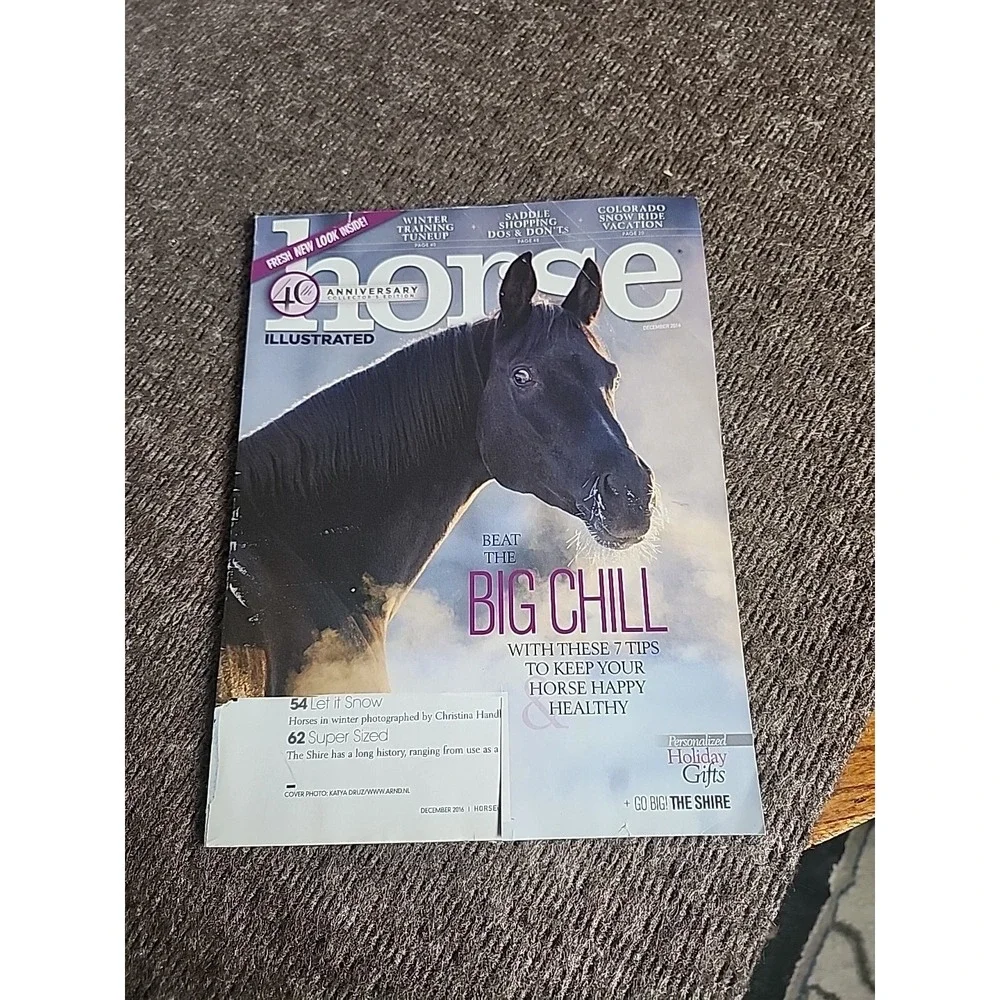 horse illustrated magazine 2016 Year Every Month Address Removed